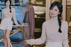 Song Hye Kyo tết tóc 'hack tuổi', diện quần short khoe chân thon siêu hút mắt
