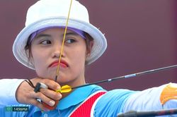 Olympic Tokyo: Ánh Nguyệt suýt thắng cung thủ Nhật Bản