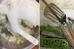 Hình ảnh 'rùng rợn' khi vợ vắng nhà