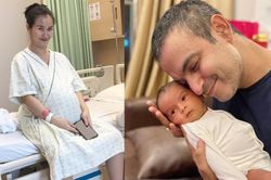 Võ Hạ Trâm khoe ảnh chồng và con gái mới sinh, 'chốt nhẹ' một câu: 'Bản sao y bản chính'