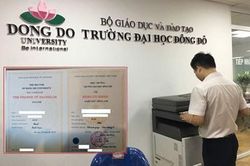 Sai phạm tại Đại học Đông Đô: 'Truy vết' hàng trăm văn bằng giả