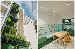 Nằm trong hẻm, nhà 35m2 vẫn cực thoáng đãng cho 5 người