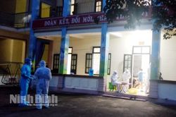 Ninh Bình ghi nhận thêm 16 ca bệnh COVID-19 trong khu cách ly tại Kim Sơn