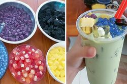 Về quê tránh dịch, thèm trà sữa cô gái khoe sản phẩm 'full topping'