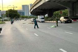 Bị ô tô tông rồi bỏ chạy, người đi xe máy tử vong trên đường Nguyễn Xiển
