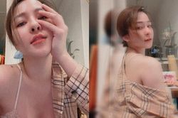 Đăng ảnh khoe vòng 1 ẩn ý, hot girl Trâm Anh bị netizen phản ứng