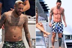 Fan hốt hoảng với ngoại hình của Neymar 'xả hơi' mùa hè