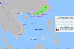 Áp thấp nhiệt đới có thể mạnh lên thành bão