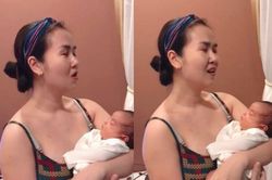 Võ Hạ Trâm lộ vóc dáng sau 3 tuần sinh con gái đầu lòng