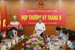 UBND tỉnh họp phiên thường kỳ tháng 8