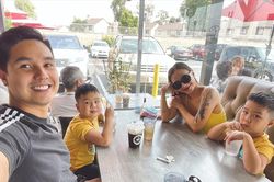 Sau 8 năm thăng trầm, diễn viên Baggio và vợ kỉ niệm ngày bên nhau cực hạnh phúc