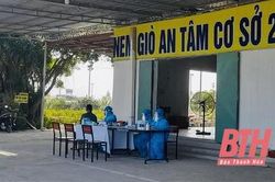 Thị xã Nghi Sơn phát hiện 1 ca mắc COVID-19 qua test nhanh tầm soát COVID-19 cho lái xe đường dài