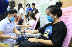 Hoạt động hiến máu phải đảm bảo các biện pháp phòng dịch