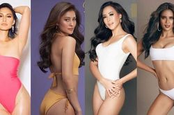 Thí sinh Hoa hậu Hoàn vũ Philippines lộ khuyết điểm cơ thể khi trình diễn áo tắm