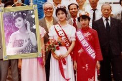 Giáng My khoe nhan sắc đỉnh cao thời đăng quang Hoa hậu đền Hùng 29 năm trước