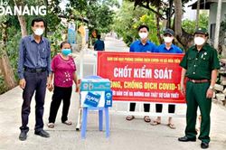 Cựu chiến binh thể hiện vai trò trong phòng, chống dịch