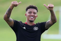 Sancho tập buổi đầu tiên cùng Man Utd
