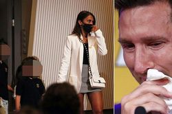 Vợ Messi bùi ngùi khi phải rời đi, hội WAGs Barcelona cùng chia sẻ