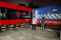 Vận chuyển miễn phí 200 tấn nhu yếu phẩm của tỉnh Hòa Bình hỗ trợ TP Hồ Chí Minh