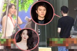 Triệu Lệ Dĩnh tranh thủ về nhà chồng cũ thăm con khi đi Thượng Hải, Phùng Thiệu Phong cũng vội có mặt