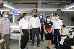 Phó Chủ tịch UBND tỉnh kiểm tra công tác phòng, chống dịch COVID-19 tại các doanh nghiệp