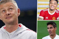 Solskjaer cập nhật khả năng ra sân của Sancho và Varane trận gặp Leeds