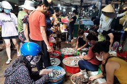 Ngày đầu thực hiện Chỉ thị 15, sức mua tại nhiều chợ ở TP. Vinh tăng mạnh