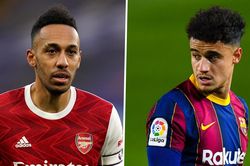 Barca muốn đổi Coutinho lấy Aubameyang của Arsenal