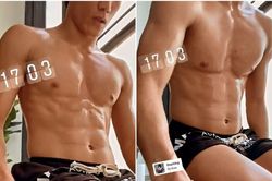 Bùi Tiến Dũng khoe body 'mlem mlem' cực phẩm khiến hội chị em mê mẩn