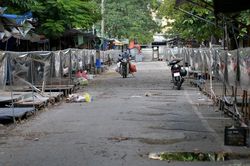 Chợ đầu mối phía Nam Hà Nội mở cửa trở lại với điều kiện phòng dịch nghiêm ngặt