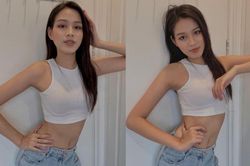 Đăng ảnh mặc croptop, Hoa hậu Đỗ Thị Hà được 'xin vía' cho eo thon giữa mùa dịch