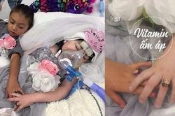 'Cô dâu' 5 tuổi qua đời sau đám cưới 6 tiếng khiến nhiều người nghẹn ngào