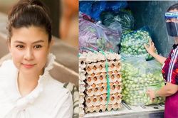 Diễn viên Kim Thư biến nhà hàng thành kho lương thực từ thiện