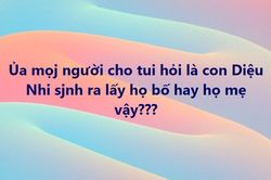 Góc netizen thắc mắc: Con Diệu Nhi mang gen hài hước hay điển trai, tên sẽ lấy họ bố hay họ mẹ?