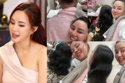 Sau thời gian nghỉ ngơi sinh con, Vy Oanh 'khai trương tiệm cắt tóc' trong mùa dịch