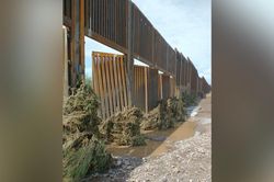Bức tường biên giới từ thời ông Trump bị hư hỏng nghiêm trọng