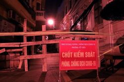 Hà Nội tạm thời phong tỏa phố Nguyễn Thái Học và Trương Công Định thuộc quận Hà Đông
