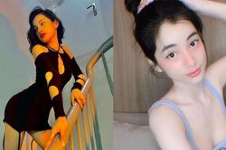 Choáng với 'tình cũ' chồng cũ Lệ Quyên: váy xẻ lộ 'vùng nhạy cảm', ngực o ép 'chực trào'