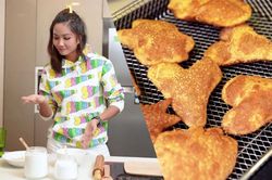 H'hen Niê làm bánh tiêu đủ hình dáng đáng yêu, nhìn là thèm!