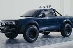 Bán tải chạy điện Wolf có ngoại hình quen thuộc