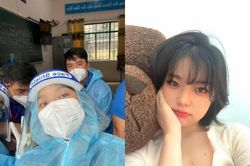 Hé lộ sắc vóc nữ tình nguyện viên chống dịch sở hữu 'triệu view'