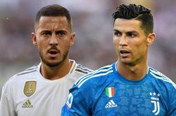 Juventus nhắm Hazard thay Ronaldo