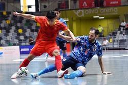 Đội tuyển futsal Việt Nam chơi tốt trước Nhật Bản