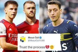 Ozil 'đá xoáy' thầy cũ Arteta khi Arsenal thảm bại