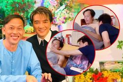 Ồn ào từ thiện chưa kịp lắng, dân mạng xôn xao trước clip Đàm Vĩnh Hưng hôn hít Hoài Linh trên giường