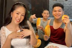 Lê Phương khoe được chồng trẻ làm món ngon mừng sinh nhật giữa mùa dịch