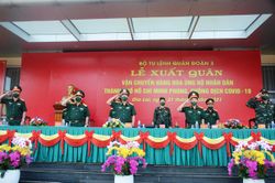 Quân đoàn 3 chuyển 60 tấn hàng ủng hộ người dân TP. Hồ Chí Minh