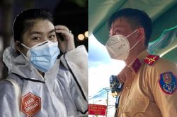Cô gái lai Việt - Thái và anh CSGT thành đôi khi cùng đi chống dịch