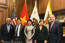 Lễ Thượng cờ Việt Nam nhân dịp Quốc khánh tại San Francisco của Mỹ