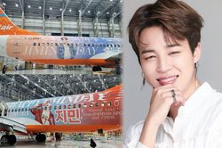 Fan Jimin (BTS) quyết chơi lớn, thiết kế cả chiếc máy bay có hình nam thần tượng